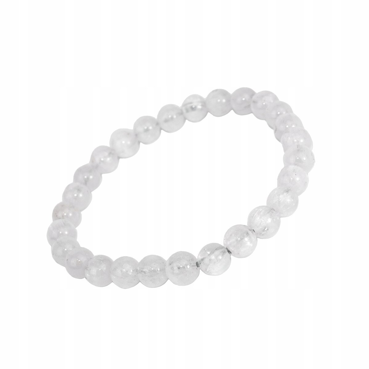 Bransoletka KAMIEŃ KSIĘŻYCOWY kule 7,7mm na gumce