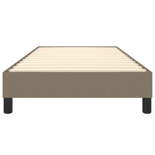 Lumarko Łóżko kontynentalne, kolor taupe, obite tkaniną, 80x200 cm - Łóżka - miniaturka - grafika 6