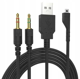 Kabel Do Steelseries Arctis 3 5 7 9X Wspiera Ledy - Kable komputerowe i do monitorów - miniaturka - grafika 1