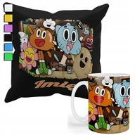 Gadżety dla niej i dla niego - ZESTAW KUBEK + POSZEWKA Z NADRUKIEM-DLA FANA PREZENT GUMBALL +IMIĘ - miniaturka - grafika 1