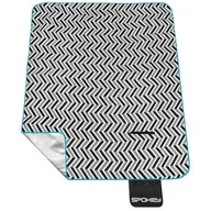 Koce piknikowe - Spokey Koc piknikowy 180 x 210 cm akrylowy z folią aluminiową Spokey PICNIC ZIGZAG - miniaturka - grafika 1