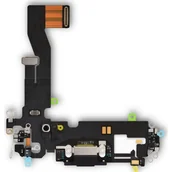 Części serwisowe do telefonów - Złącze gniazdo ładowania dock iPhone 12 / 12 pro ORG czarne - miniaturka - grafika 1