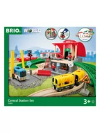 Pociągi dla dzieci - Brio Dworzec główny "Big City" - 3+ - miniaturka - grafika 1