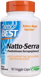 Doctor's Best Natto-Serra, 90 kapsułek ziołowych - Witaminy i minerały - miniaturka - grafika 1