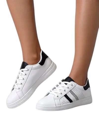 WH/BLACK TENISÓWKI DAMSKIE FORTAY 40