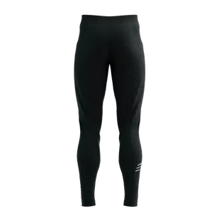 COMPRESSPORT Spodnie biegowe SEAMLESS PANTS black melange - Spodnie sportowe damskie - miniaturka - grafika 2