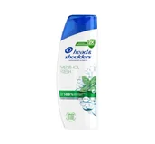 Szampony do włosów - Head & Shoulders Menthol Fresh przeciwłupieżowy szampon do włosów 330ml - miniaturka - grafika 1