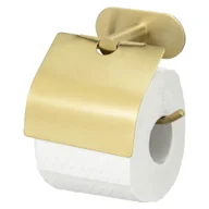 Stojaki i wieszaki na papier toaletowy - Samoprzylepny uchwyt na papier toaletowy ze stali nierdzewnej Orea Gold – Wenko - miniaturka - grafika 1