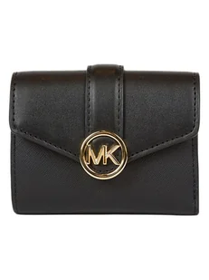 Michael Kors Portfel w kolorze czarnym - 12 x 9,5 x 3 cm - Portfele - miniaturka - grafika 1