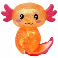 Zabawki sensoryczne - GNIOTEK BROKATOWY antystresowy SENSORYCZNY uroczy uśmiechnięty AXOLOTL - miniaturka - grafika 1