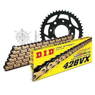 Zestaw łańcuchów DID stal 428VX / 128 bez końca do Honda CBX JC11E 125 ccm - Części motocyklowe - miniaturka - grafika 1
