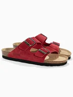 Klapki i japonki damskie - Bluebay Klapki "Aristote" w kolorze czerwonym - miniaturka - grafika 1