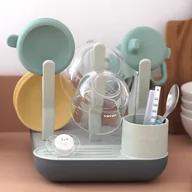 Inne akcesoria do pielęgnacji dzieci - Beaba Suszarka do naczyń Misty/Mineral - miniaturka - grafika 1