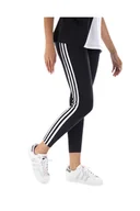 Legginsy - Legginsy damskie AdidasHw czarne bawełniane sportowe -XXS - miniaturka - grafika 1