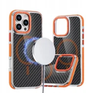 Etui i futerały do telefonów - Futerał FIBER kompatybilny z MagSafe do XIAOMI Redmi A5 173.45 x 79.35 x 8.45 pomarańczowy - miniaturka - grafika 1