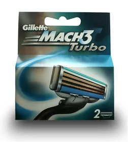 Gillette Mach3 Turbo Wkład do maszynki do golenia 2 szt. - Balsamy po goleniu - miniaturka - grafika 1