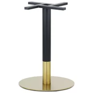 Inne meble biurowe - Podstawa do stolika SH-3001-6/GB złoto/czarny, wysokość 72 cm, fi 50 cm - miniaturka - grafika 1