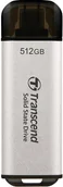 Dyski SSD - Dysk SSD Transcend ESD300 512GB USB 3.1 Gen 2 Type-C Silver (TS512GESD300S) Zewnętrzny - miniaturka - grafika 1