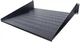 Intellinet Półka do szafy 19\" 400mm 2U perforowana czarna 712514 - Szafy rack - miniaturka - grafika 1