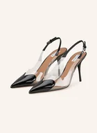 Czółenka - Alaïa Czółenka Z Odkrytą Piętą schwarz - miniaturka - grafika 1