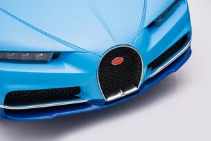 Pojazd Bugatti Chiron Niebieski - Pojazdy elektryczne dla dzieci - miniaturka - grafika 2