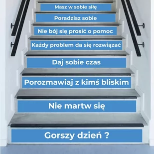 Naklejki na schody: Gorszy Dzień? - Pomoce naukowe - miniaturka - grafika 1