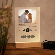 Ramki na zdjęcia - Lampka ramka L z wydrukiem na szkle akrylowym i podświetleniem LED - miniaturka - grafika 1