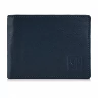 Portfele - Skórzany Portfel Męski Granatowy Paolo Peruzzi T-67-Db - miniaturka - grafika 1