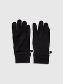 Rękawiczki - 4F Rękawiczki dzianinowe Touch Screen uniseks - czarne L - miniaturka - grafika 1