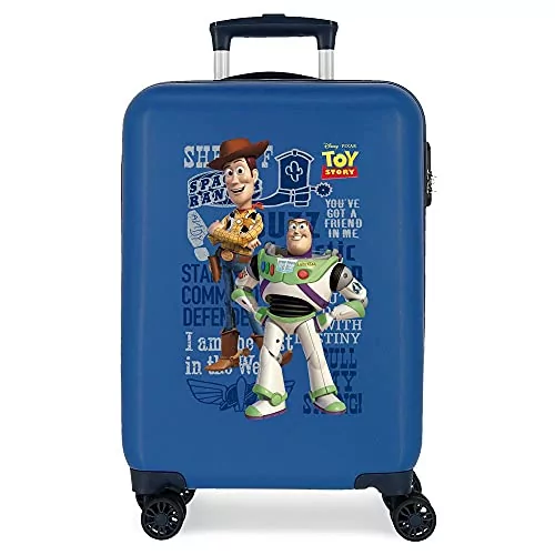 Disney Toy Story 4 walizka kabinowa, wielokolorowa, 37 x 55 x 20 cm, z  twardego tworzywa ABS, zamek szyfrowy, 32 l, 2,5 kg, 4 podwójne kółka, bagaż  podręczny, Friend (niebieski) - 2451762 - Ceny i opinie na Skapiec.pl