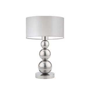 Lampka nocna LYSNE Honolulu, 60 W, E27, jasnoszara/srebrna, 41x30 cm - Lampy stojące - miniaturka - grafika 1