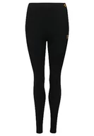 Bluzy damskie - Superdry Code Core Sport Legging Damska bluza, Czarny/Metallic Gold, 42 - miniaturka - grafika 1