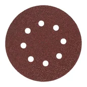 Materiały ścierne - Milwaukee krążek ścierny na rzep 125 mm granulacja 80 z 8 otworami 50 szt. 4932492193 - miniaturka - grafika 1