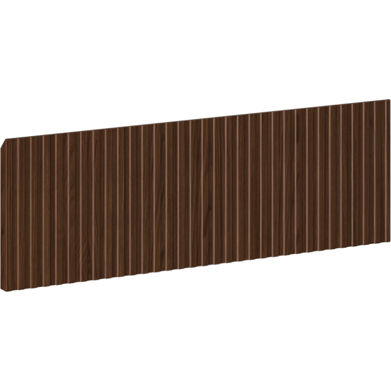 Mexen Rivel front ryflowany do korpusu szafki łazienkowej 60 x 20 cm, orzech - 91A20-0600-235-1-86