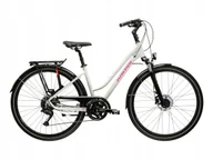 Rowery - Damski rower trekkingowy KROSS TRANS 5.0 rozmiar L Szary - miniaturka - grafika 1
