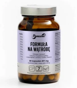 Panaseus Formuła Na Wątrobę Suplement diety 50 kaps. - suplement - Układ pokarmowy - miniaturka - grafika 1