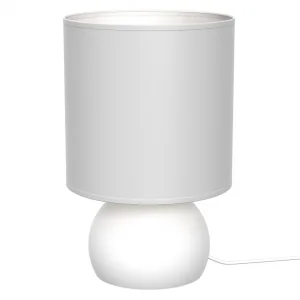 MILAGRO MLP8900 VICKY WHITE Lampka nocna 1xE27 - Lampy stojące - miniaturka - grafika 1