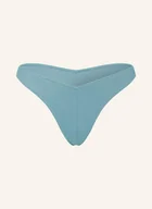 Stroje kąpielowe - Calvin Klein Dół Od Bikini Brazylijskiego Ck Monogram Texture blau - miniaturka - grafika 1