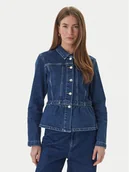 Kurtki damskie - ONLY Kurtka jeansowa Remi 15363587 Granatowy Slim Fit - miniaturka - grafika 1