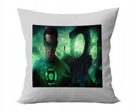 Kołdry i poduszki dla dzieci - PODUSZKA PERSONALIZOWANA ZIELONA LATARNIA FILMY POMYSŁ NA PREZENT WZORY - miniaturka - grafika 1