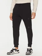 Spodnie sportowe męskie - BOSS Spodnie dresowe Setam 50542917 Czarny Regular Fit - miniaturka - grafika 1