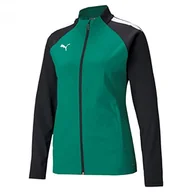 Kurtki damskie - PUMA PUMA Teamliga damska kurtka treningowa Pepper Green-Puma Black m 657252 - miniaturka - grafika 1