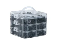 Pozostałe wyposażenie warsztatu - PARKSIDE® Zestaw klipsów mocujących i opasek kablowych lub zestaw narzędzi samochodowych (Zestaw klipsów mocujących i opasek kablowych) - miniaturka - grafika 1