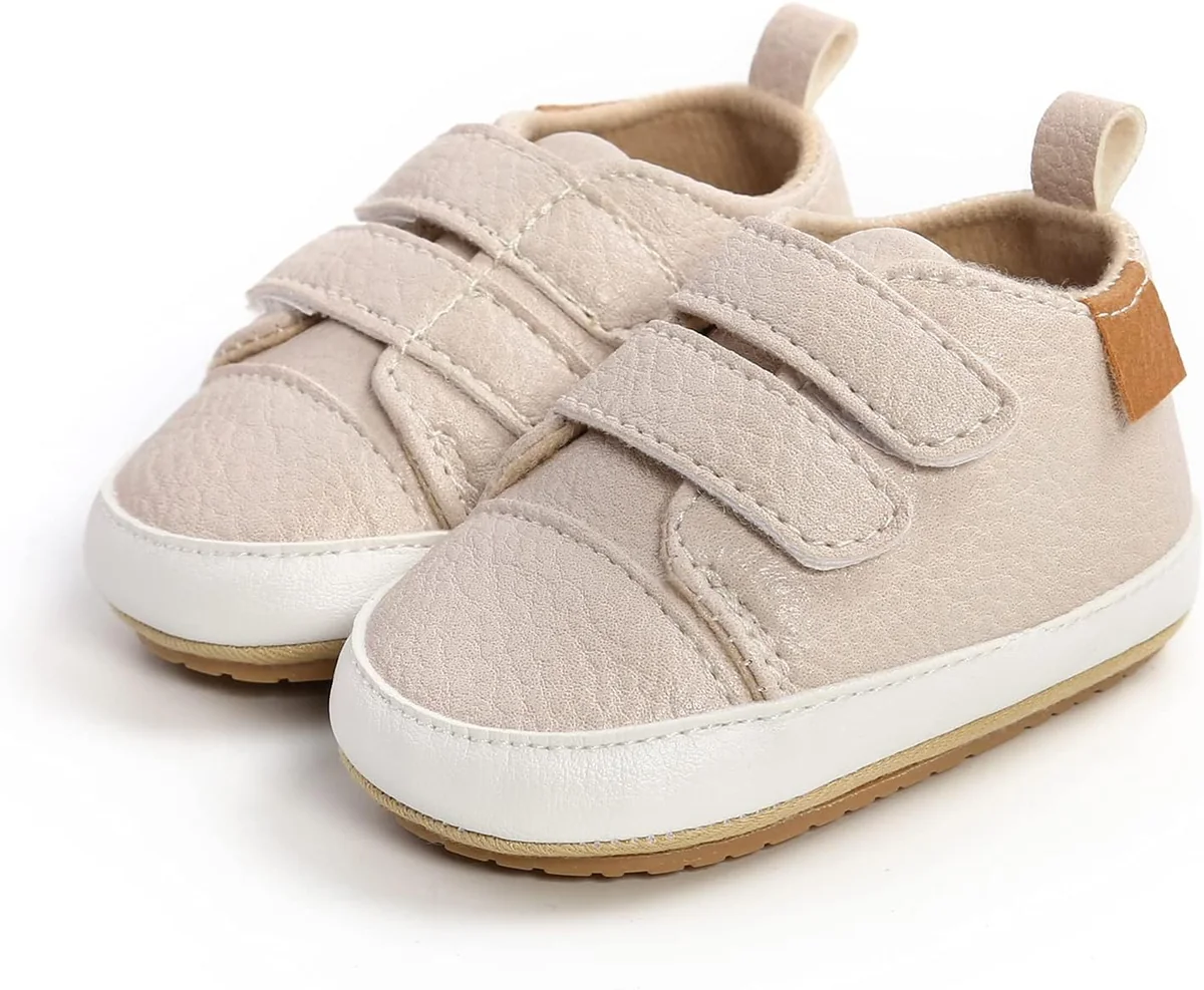 Buty dla dziewczynki balerinki antypoślizgowe skórzane rozmiar M 6-12