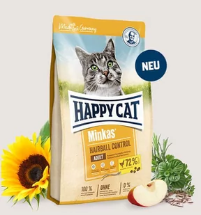 Happy Cat Minkas Hairball Control 10 kg - Sucha karma dla kotów - miniaturka - grafika 1