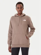 Bluzy damskie - The North Face Bluza Simple Dome NF0A89EY Brązowy Regular Fit - miniaturka - grafika 1