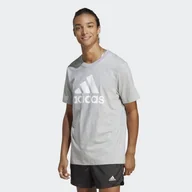 Koszulki sportowe męskie - Koszulka męska adidas Essentials Single Jersey Big Logo Tee - miniaturka - grafika 1