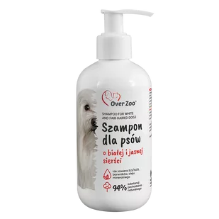 Over Zoo Szampon dla psów do sierści białej i jasnej 250ml - Szampony i odżywki dla psów - miniaturka - grafika 1