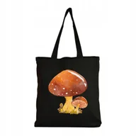 Torby i wózki na zakupy - Eko Torba na ramię Zakupy Shopper Torebka Bawełniana Eco Jesień Grzyby - miniaturka - grafika 1