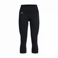 Spodnie sportowe damskie - Legginsy damskie 3/4 Under Armour Motion Capri Rozmiar: M / Kolor: czarny - miniaturka - grafika 1